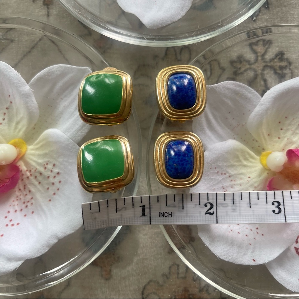 Christian Dior & Nina Ricci Vintage Earrings Bundle - Picture 4 of 8